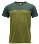 Devold Norang Tee Men Tricou cu mânecă scurtă Devold WOODS/GREEN MELANGE XL