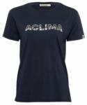 Aclima LightWool Tee Logo Women Tricou cu mânecă scurtă Aclima Navy Blazer XS