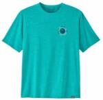 Patagonia Cap Cool Daily Graphic Shirt Men Tricou cu mânecă scurtă Patagonia Unity Fitz: Subtidal Blue X-Dye L