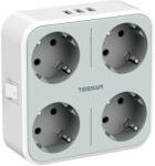 Tessan 4 Plug + 3 USB 1,5 m Switch (TS-302-DE)