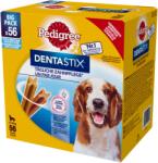 PEDIGREE DentaStix Dental Treats pentru câini cu vârsta de peste 4 luni și greutatea între 10 și 25 kg, 56 bucăți - 8x180g
