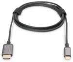 ASSMANN DA-70821 video átalakító kábel 1, 8 M USB C-típus HDMI A-típus (Standard) Szürke (DA-70821)