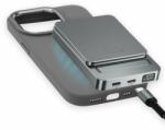 4smarts Wireless OneStyle with MagSafe compatible case for Apple iPhone 15 Pro Max, 5000mAh, grey (4S540700+4S540707)