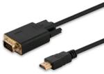 Elmak Savio CL-103 video átalakító kábel 1, 8 M HDMI A-típus (Standard) VGA (D-Sub) Fekete (CL-103)