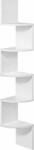 DOCHTMANN Falra szerelhető sarokpolc, fehér, 20 × 20 × 127, 5 cm (81016)