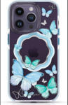 Kingxbar Husa Cover Kingxbar Butterfly Series pentru iPhone 13/14 Blue - cel