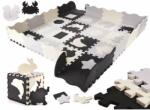  Spumă de puzzle mat / covor de joc pentru copii 36pcs negru-gri-verde-verde-verde (KX6268)