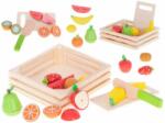  Cutie de fructe magnetică din lemn + accesorii (KX5955) Bucatarie copii