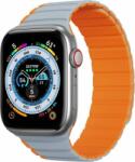 DUXDUCIS Pasek magnetyczny Dux Ducis Strap (LD Version) Apple Watch 4/5/6/7/SE/8/Ultra 44/45/49mm szaro-pomarańczowy (DDS1729)