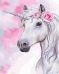 Twoje Hobby Pictura dupa numere - Unicorn alb 40x50 cm (484220)