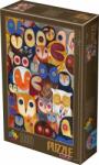 D-Toys Puzzle 1000 piese D-Toys - Collage - Owls, Andrea Kurti (446174) Puzzle