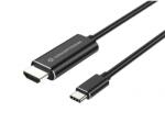  USB Type-C(apa) to HDMI(apa) (ABBY04B) CONCEPTRONIC átalakító kábel 2m 4K UHD
