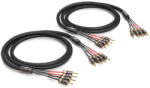 ViaBlue SC-4 Bi-Wire T8 szerelt hangfal kábel (2x2.5 m) - Black Edition