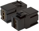 EFB-Elektronik Keystone Einbauadapter HDMI A - A, schwarz (EB520V2) (EB520V2)