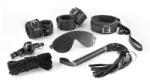 Crushious Stapani si Servitoare BDSM Set Bondage 8 Piese Captusite Negru Experimenteaza Partea Senzoriala a Sexului