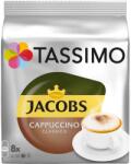 Jacobs Capsule cafea Jacobs Tassimo Cappucino, 8 capsule cafea + 8 capsule lapte