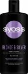 Syoss Sampon Syoss Blonde & Silver pentru par blond, argintiu sau cu suvite, 440 ml (680097)