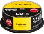 Intenso CD-R Intenso 700MB 25pcs Cakebox "printable inkjet" 52 (1801124) (1801124)