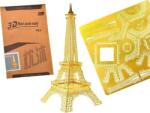 Jokomisiada Puzzle din metal auriu 3D Turnul Eiffel ZA1716 (ZA1716)