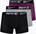 Nike Boxeri pentru bărbați Nike Dri-Fit Essential Micro Trunk 3 perechi violet/griul lup/negru