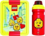LEGO® LEGO® ICONIC lány snack készlet (üveg és doboz) - sárga / piros (SL40581725akcia)