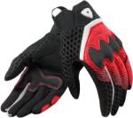 Revit Mănuși de motocicletă Revit Veloz pentru femei, negru și roșu (REFGS211-1200)