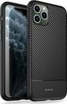 CRONG Husa Crong Crong Prestige Carbon pentru iPhone 11 Pro Max (negru) (CRG-CARB-IP11PM-BLK)