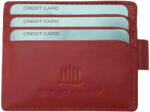 Giorgio Carelli piros bőr kártyatartó (GC-573400-064)