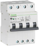 TRACON EVOK4B1003 Kombinált védőkapcsoló, 4P, 4modul, B karakterisztika B10A, 30 mA, 10kA, A (EVOK4B1003)