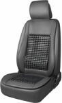 AMIO Husa scaun auto cu bile de masaj, suport lombar si tetiera, dimensiuni 147 x 68 cm, culoare Neagra (AVX-AM03649) - roveli