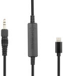 Saramonic LC-C35 3.5mm Jack (Rögzíthető Male) - iOS Lightning (Male) Audio adapter, átalakító kábel (45cm) (SR-LC-C35)