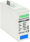 Tracon ESPD1+2-12.5NPEO T1+T2 AC típusú túlfeszültséglevezető betét 12.5 NPE Uc: 275V, Iimp: 12, 5kA, In: 20/40kA, Imax: 50kA, Up: 1, 3kV (ESPD1+2-12.5NPEO)
