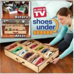BigHome 10 részes ágyalatti cipőtároló - Tárold praktikusan cipőidet a szekrény, vagy ágy alatt! (holm0142)