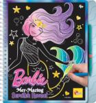 Lisciani Barbie Sketch Book Mer-mazing Scratch Reveal (304-12327)