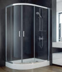 Besco MODERN 185 íves aszimmetrikus zuhanykabin - furdoszobanepper