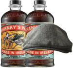  2 db Shanky's Whip Black Irish Whiskey Likőr 0, 7l 33% + Ajándék Kalap