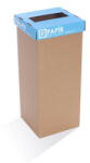 RECOBIN Szelektív hulladékgyűjtő, újrahasznosított, 60 l, RECOBIN "Office", kék (URE002R) - bestoffice