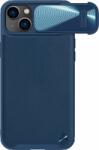 Nillkin Nillkin CamShield Leather S Case Husă iPhone 14 Plus cu husă pentru cameră albastră (NLK907)