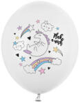 Partydeco Szülinapi lufi 11" 28cm 6db, Unikornis minta (LUFI797298)