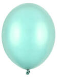 Partydeco Strong Latex lufi 11" (28cm) metál Világos menthol, 50db/cs (LUFI968374)