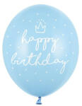 Partydeco Szülinapi lufi 11" 28cm 6db Happy Birthday (LUFI506808)