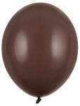 Partydeco Strong Latex lufi 11" (28cm) 50db/cs, Kakaó barna (LUFI833748)