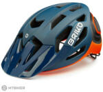 Briko SISMIC kerékpáros sisak kék-narancs (M)
