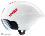 uvex Race 8 sisak, fehér/piros (59-61 cm)