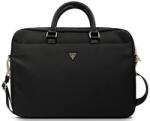 GUESS Sleeve 16" husă nylon neagră Triangle Logo (GUCB15NTMLBK) Geanta, rucsac laptop