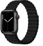 DEVIA Curea Deluxe Series Sport 3 Silicone Magnet Apple Watch 42mm / 44mm / 45mm Black (DCDSSMAW45B) - vexio