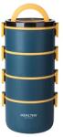 TOO KT-114-BL kék műanyag ételhordó, 15×15×33 cm (KT-114-BL)