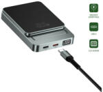 4smarts OneStyle Wireless Magsafe kompatibilis külső akkumulátor, 5000mAh, , fekete (4S540710) - speedshop