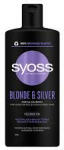 Syoss Sampon 440ml Blonde&silver