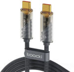 Toocki Cablu Toocki USB-C la USB-C, 1 m, PD 60 W (gri) (054229)